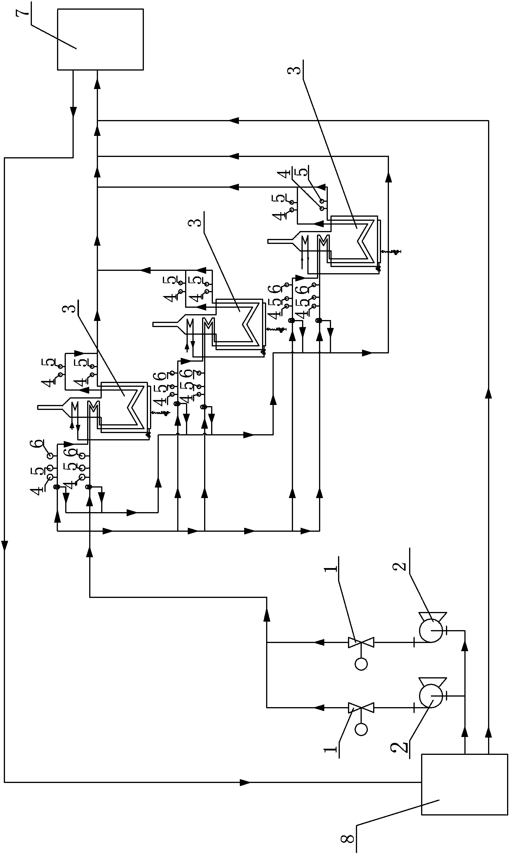 Anti-condensation system for groove type solar photo-thermal power generation