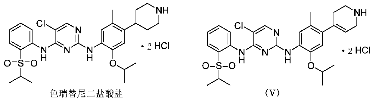 Preparation method for ceritinib analog