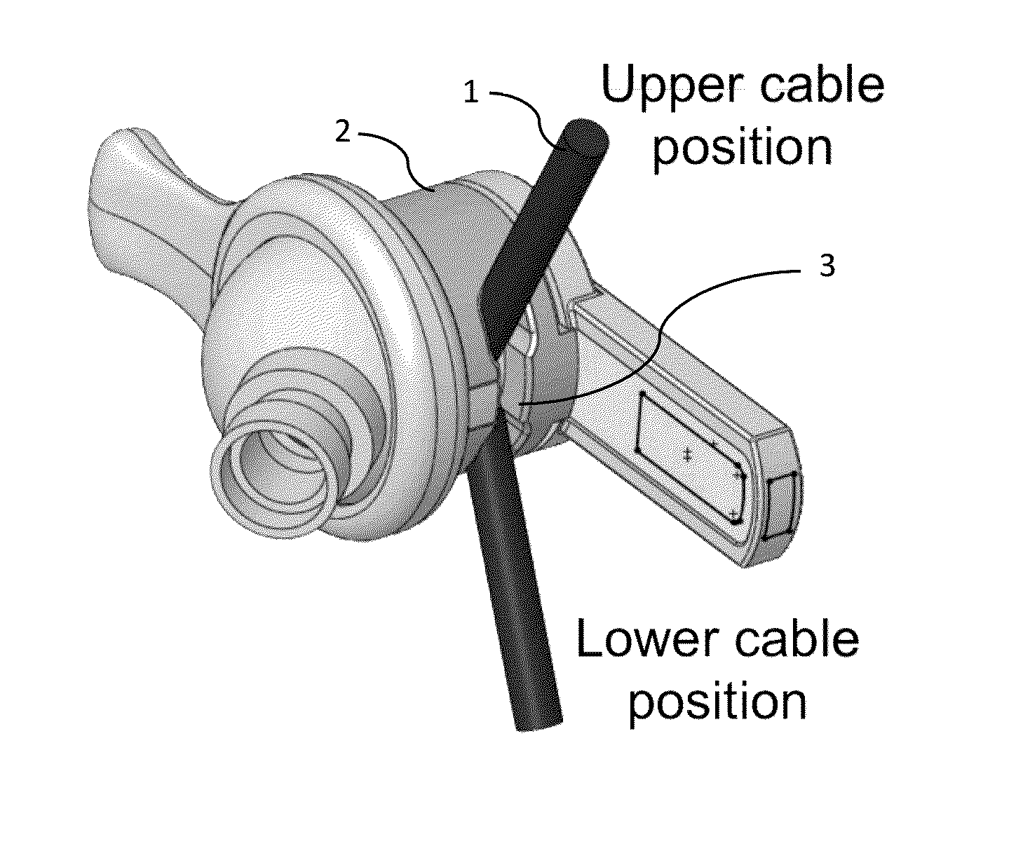 Multiple position earphone cable exit