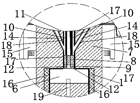 Combustion type steel component oriented cutting device