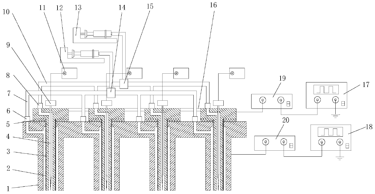 High-frequency core-shell structure micro-droplet ejection device