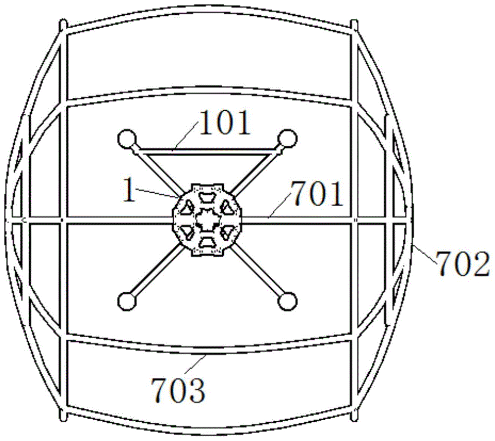 Anti-collision fixed-point unmanned aerial vehicle for fire control