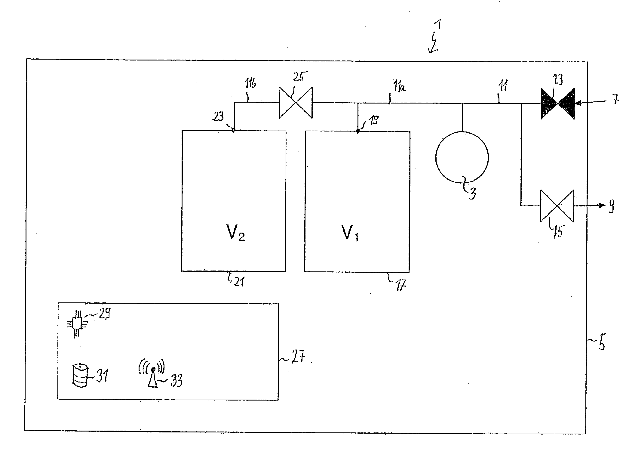 Method and device for verification and/or calibration of a pressure sensor