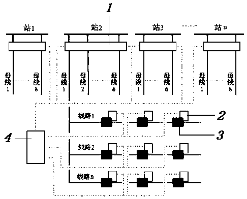 Single-phase earth fault positioning system for power distribution overhead cable mixed line