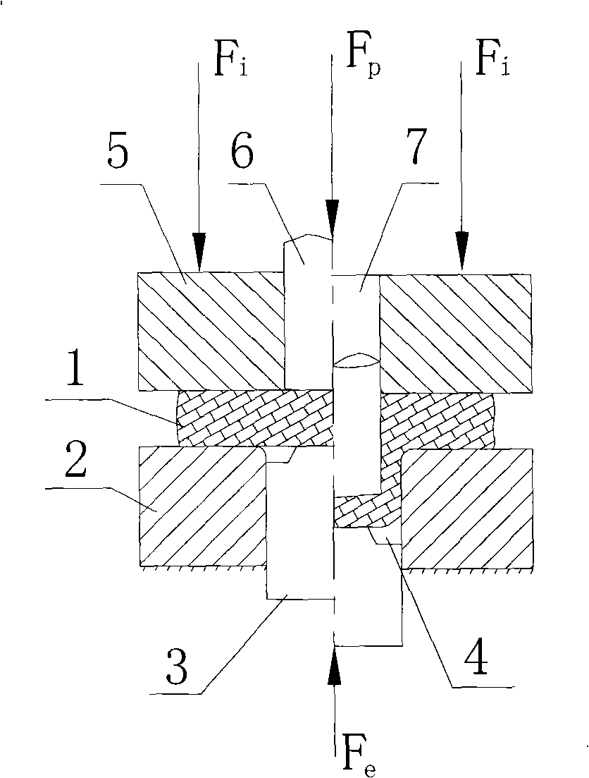 Forming technique for sheet metal stamping cold forging and fine blanking composite boss part