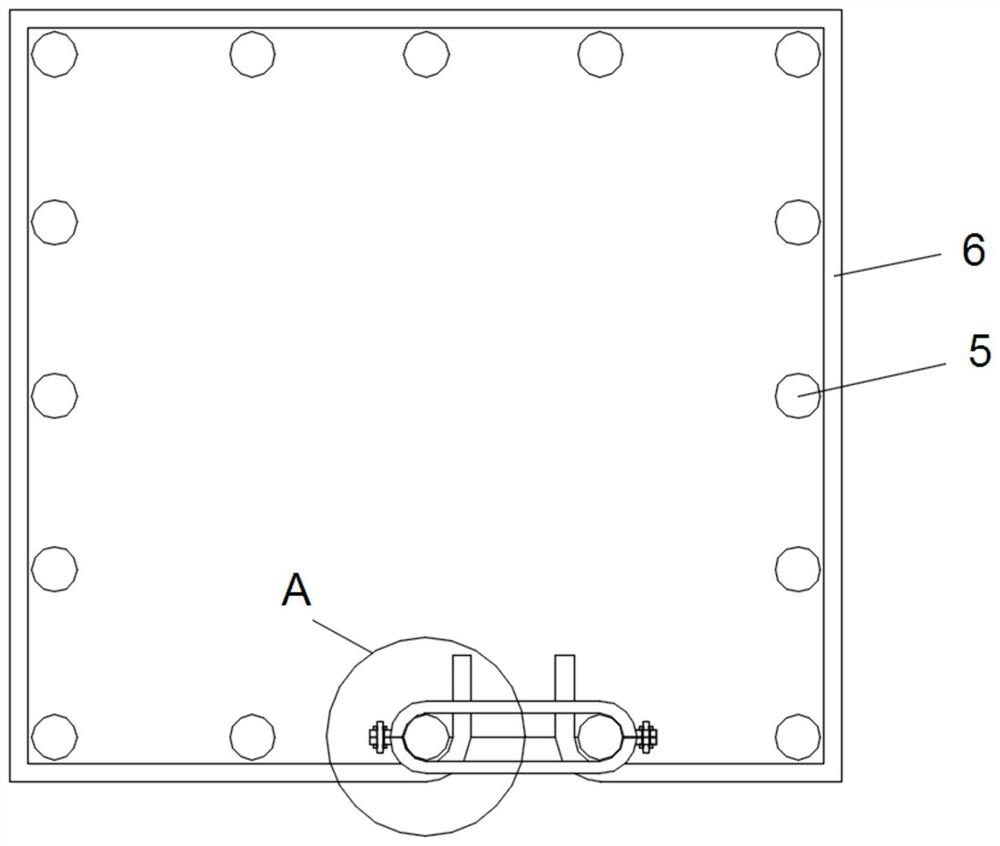 Construction method for basement buttress stirrups and steel plate waterstops