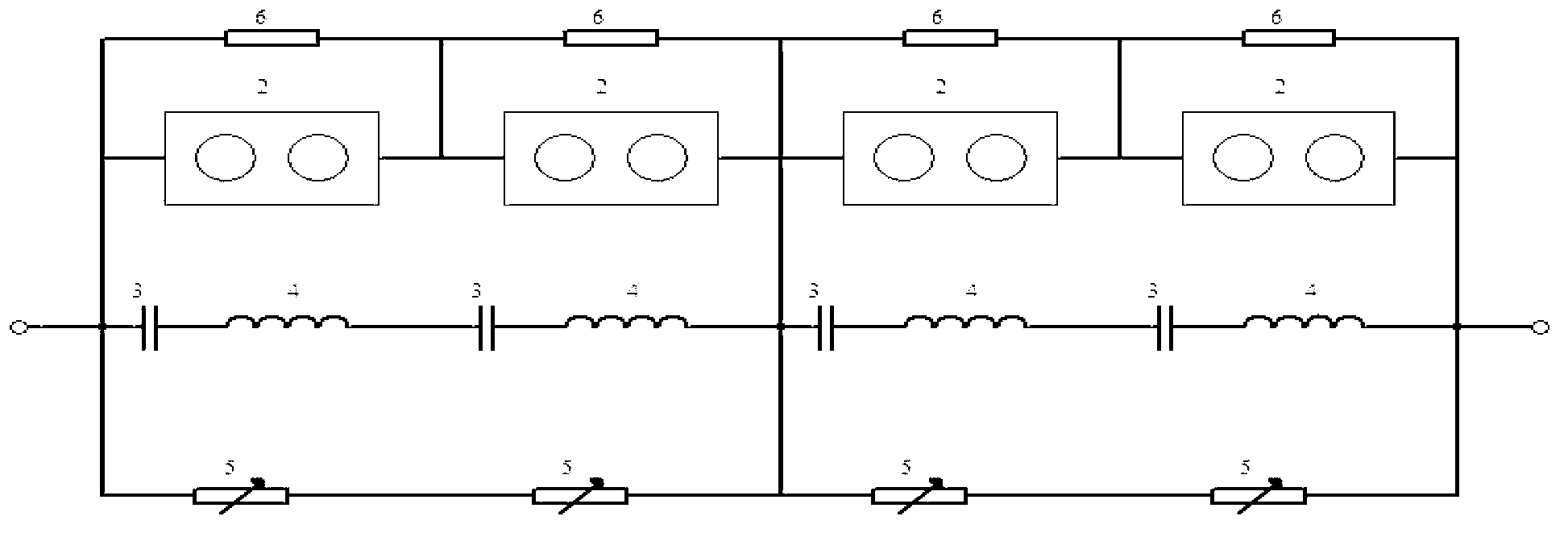 High-voltage direct-current gas breaker based on self-excited oscillation circuit