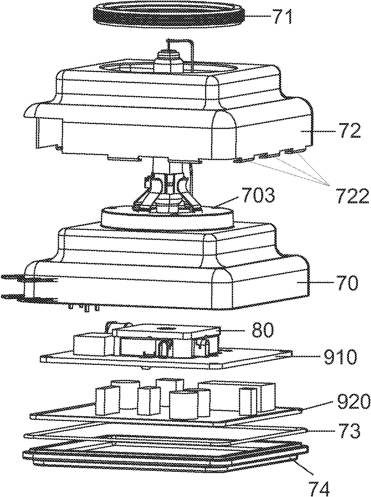 Integrated gas discharge lamp