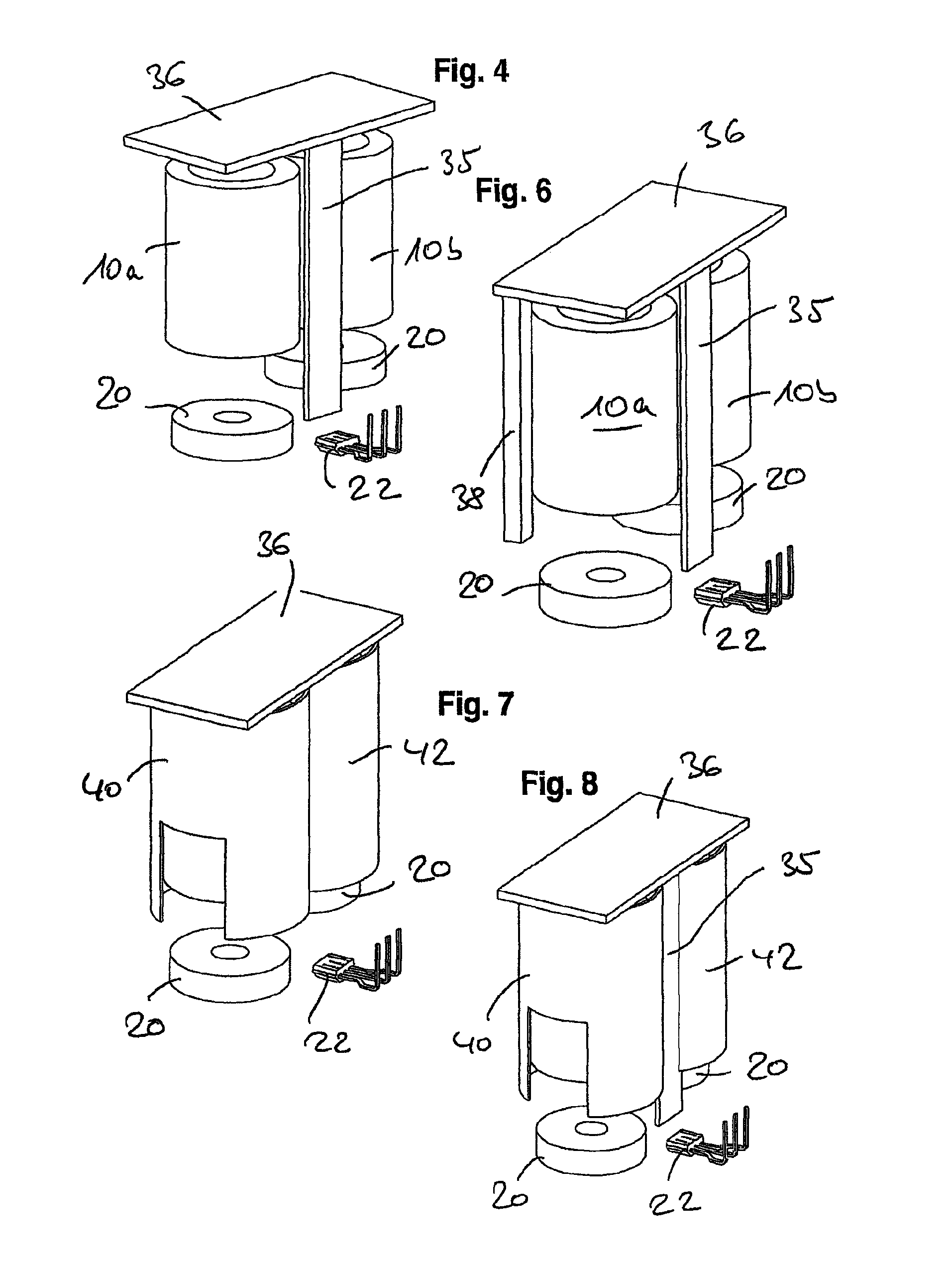 Electromagnetic actuating device