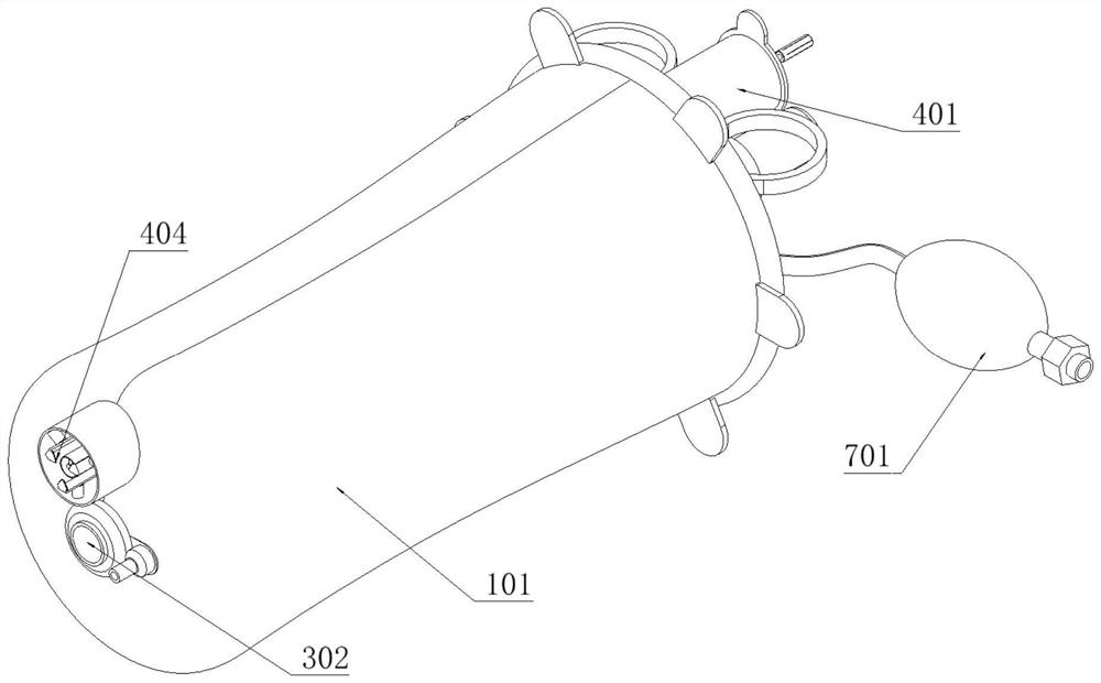 A kind of load-carrying soft sheath component based on medical laparoscope