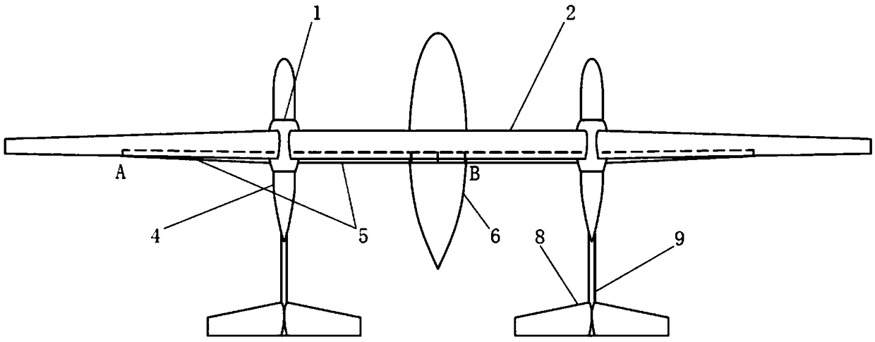 Dual-fuselage multipurpose launch vehicle aerodynamic configuration with high aspect ratio support wings