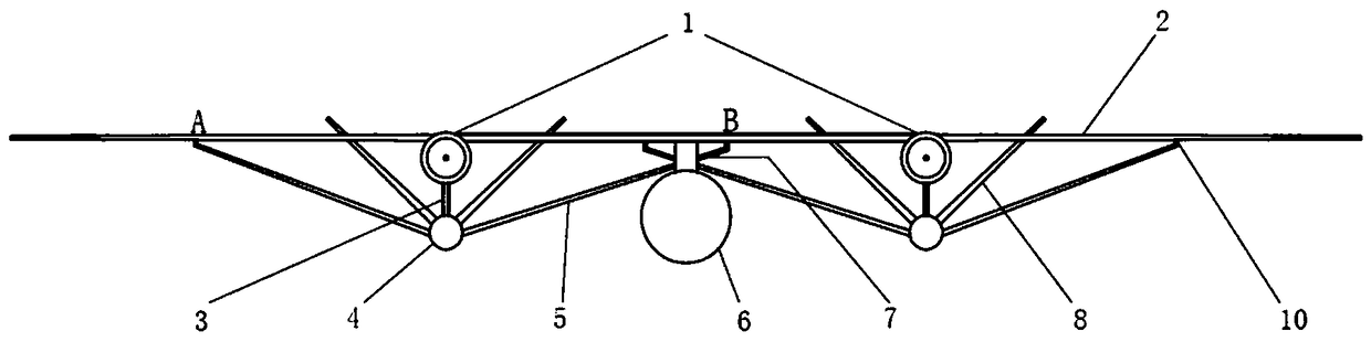 Dual-fuselage multipurpose launch vehicle aerodynamic configuration with high aspect ratio support wings