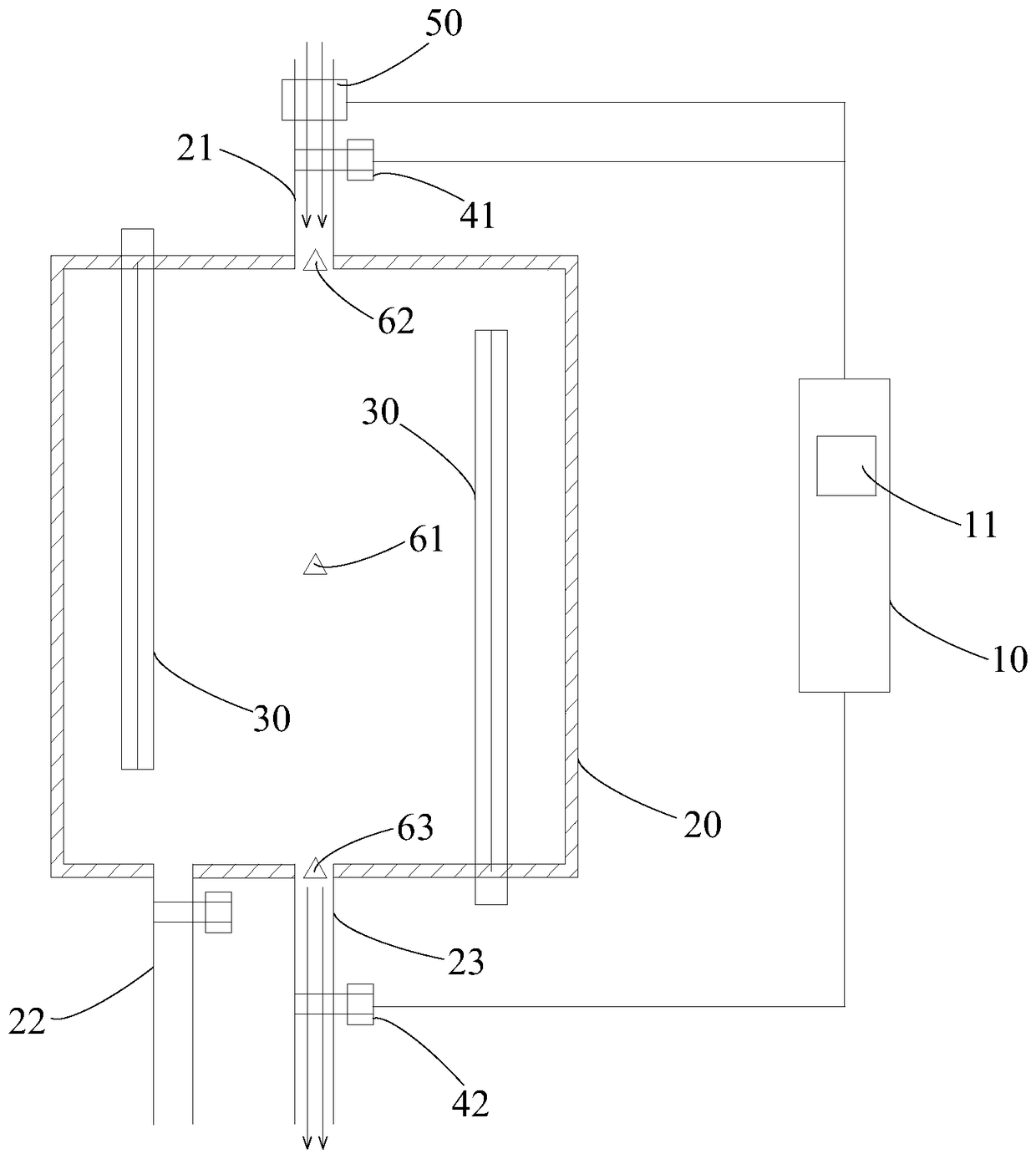 Ion desorption method of electric water purification equipment and electric water purification equipment