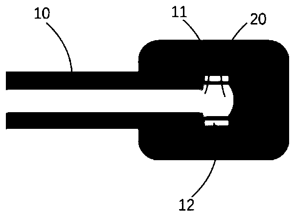 Optical fiber micro-air-cavity photoacoustic cell, preparation method and dissolved gas detection method