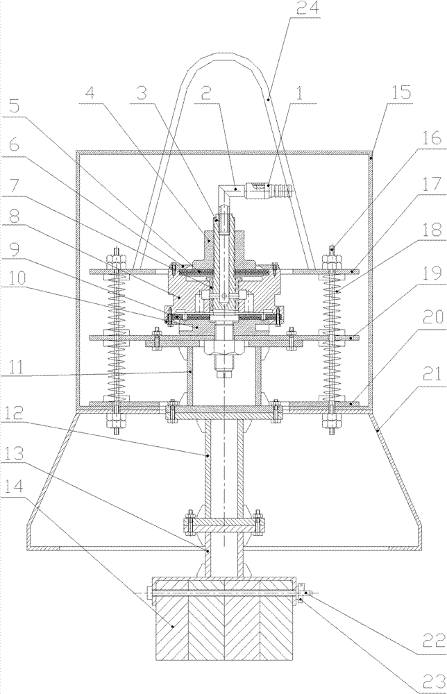 Method for effectively eliminating central defect of solidification blank and refining solidification structure