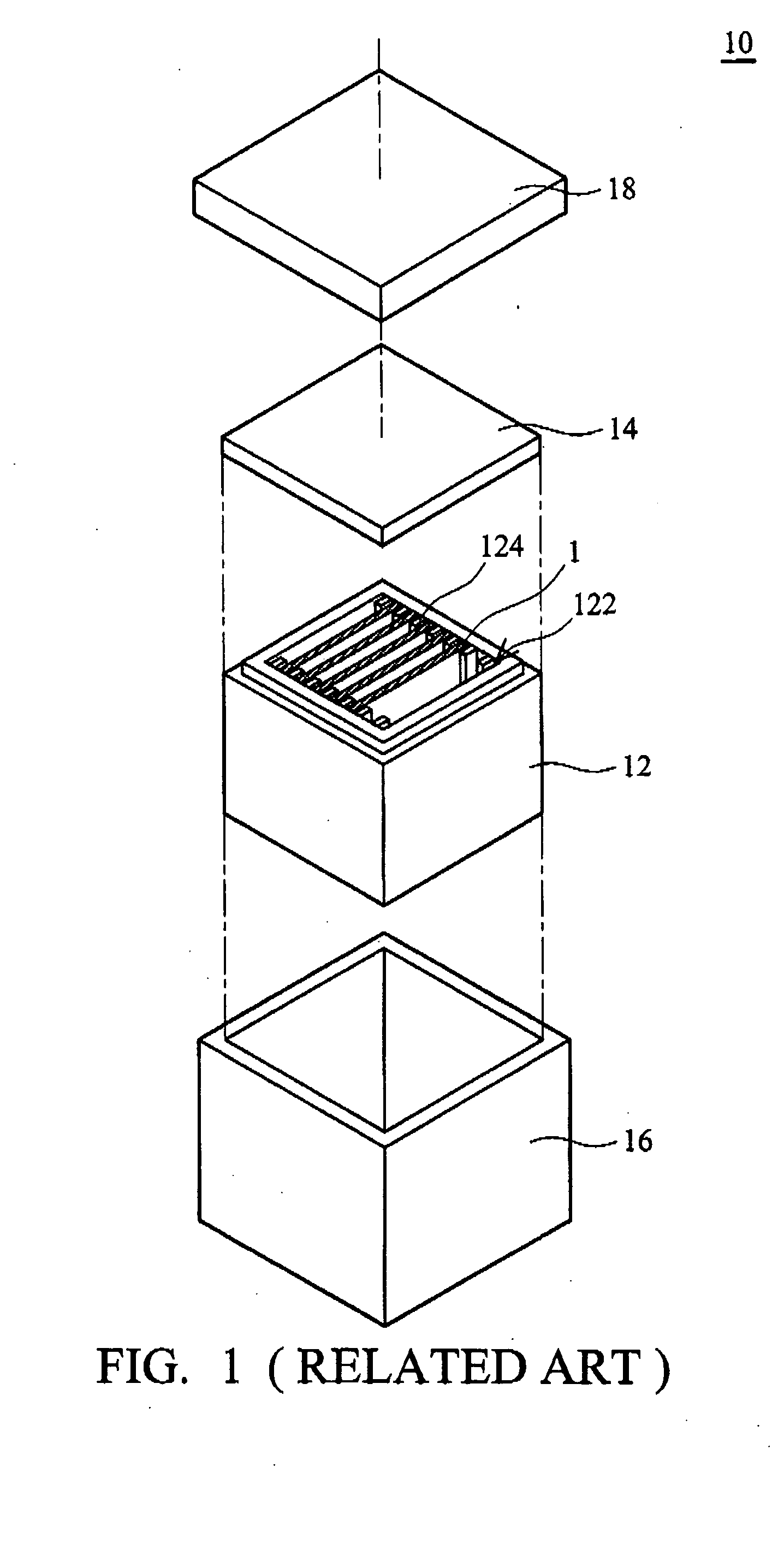 Antistatic transport package for LCD cells