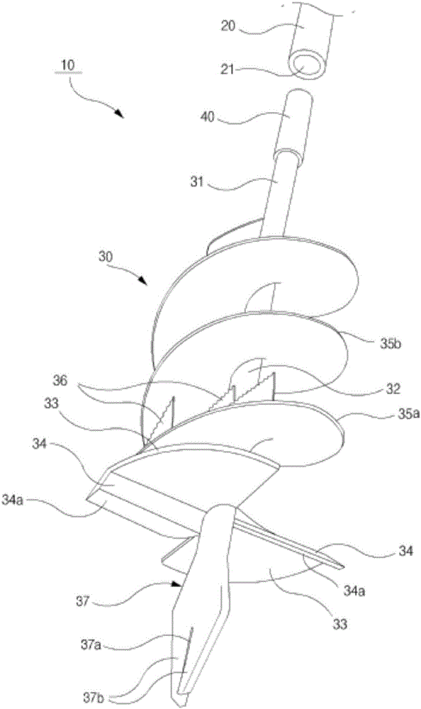 Portable power rotary device provided with drill having earthwork and cut-off functions