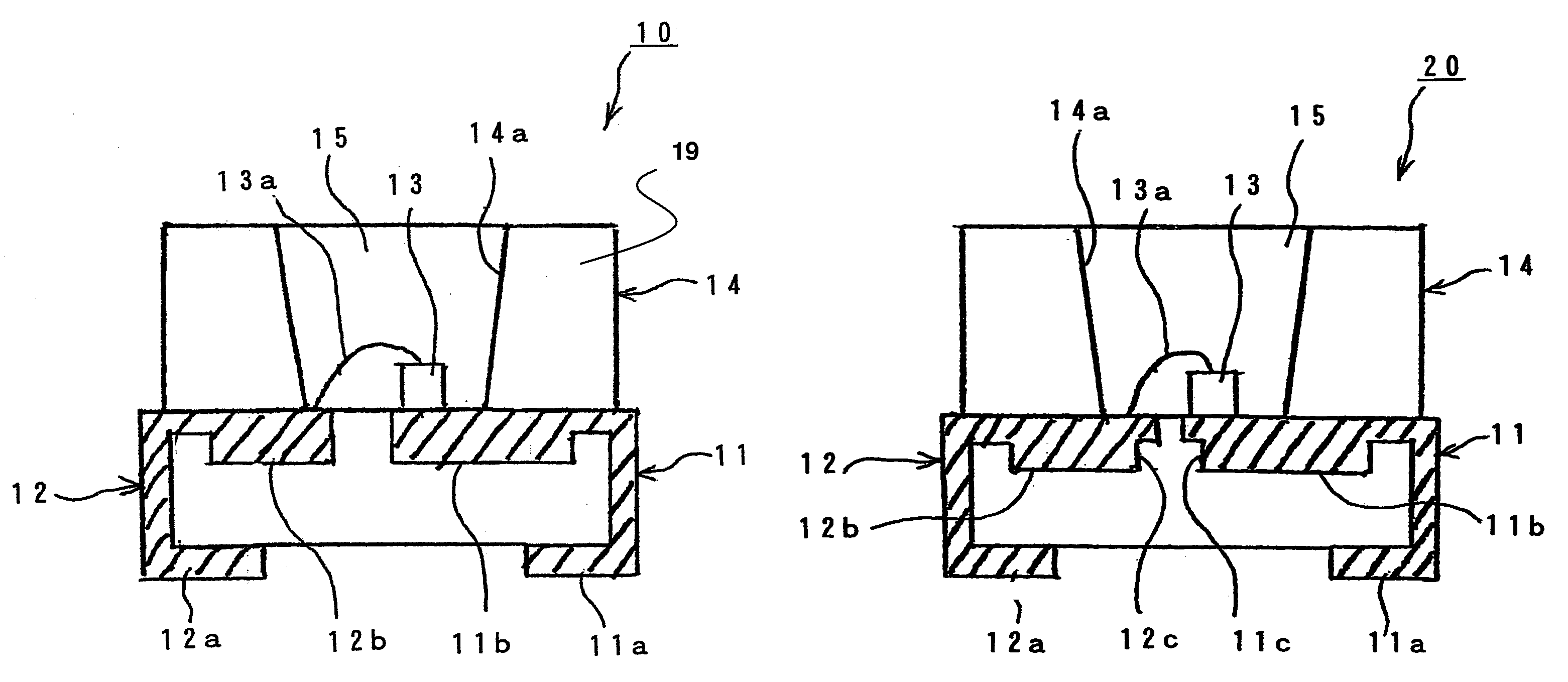 Surface mount type semiconductor device and lead frame structure thereof