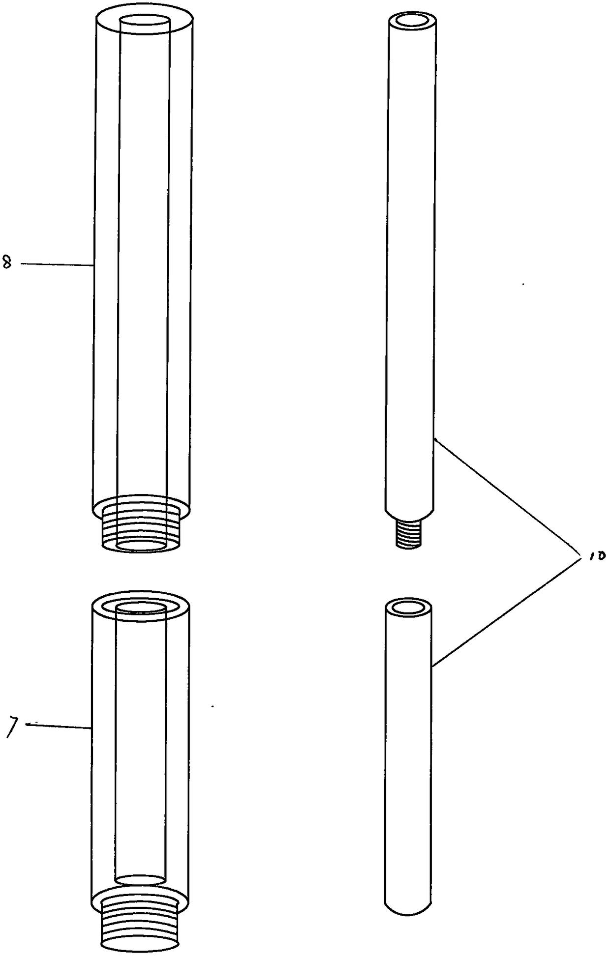 Overhead bridge type myopia prevention frame