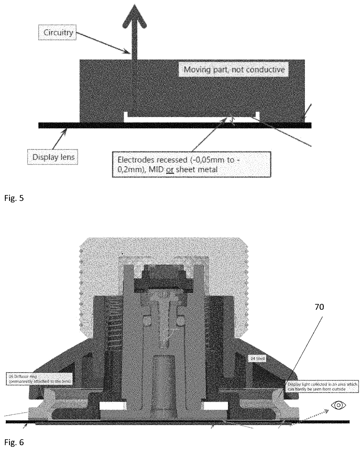 Rotary Control Input Device for a Capacitive Touch Screen