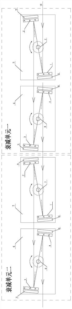 Laser attenuator with high multiplying power and continuously adjustable multiplying power