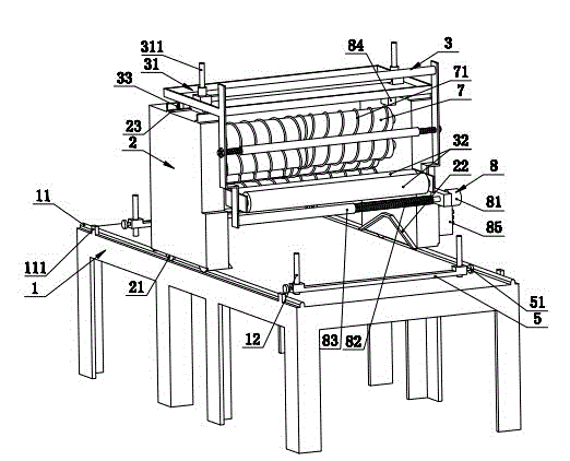 Cloth spreading machine