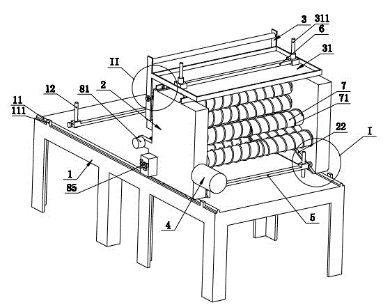 Cloth spreading machine