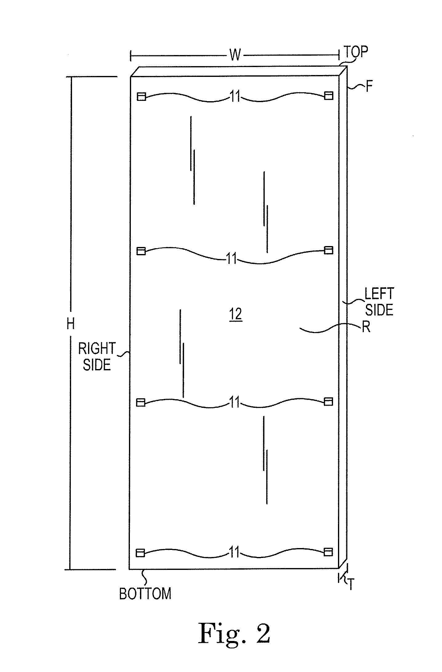 Device and methods for installing elevator cab interior wall panels