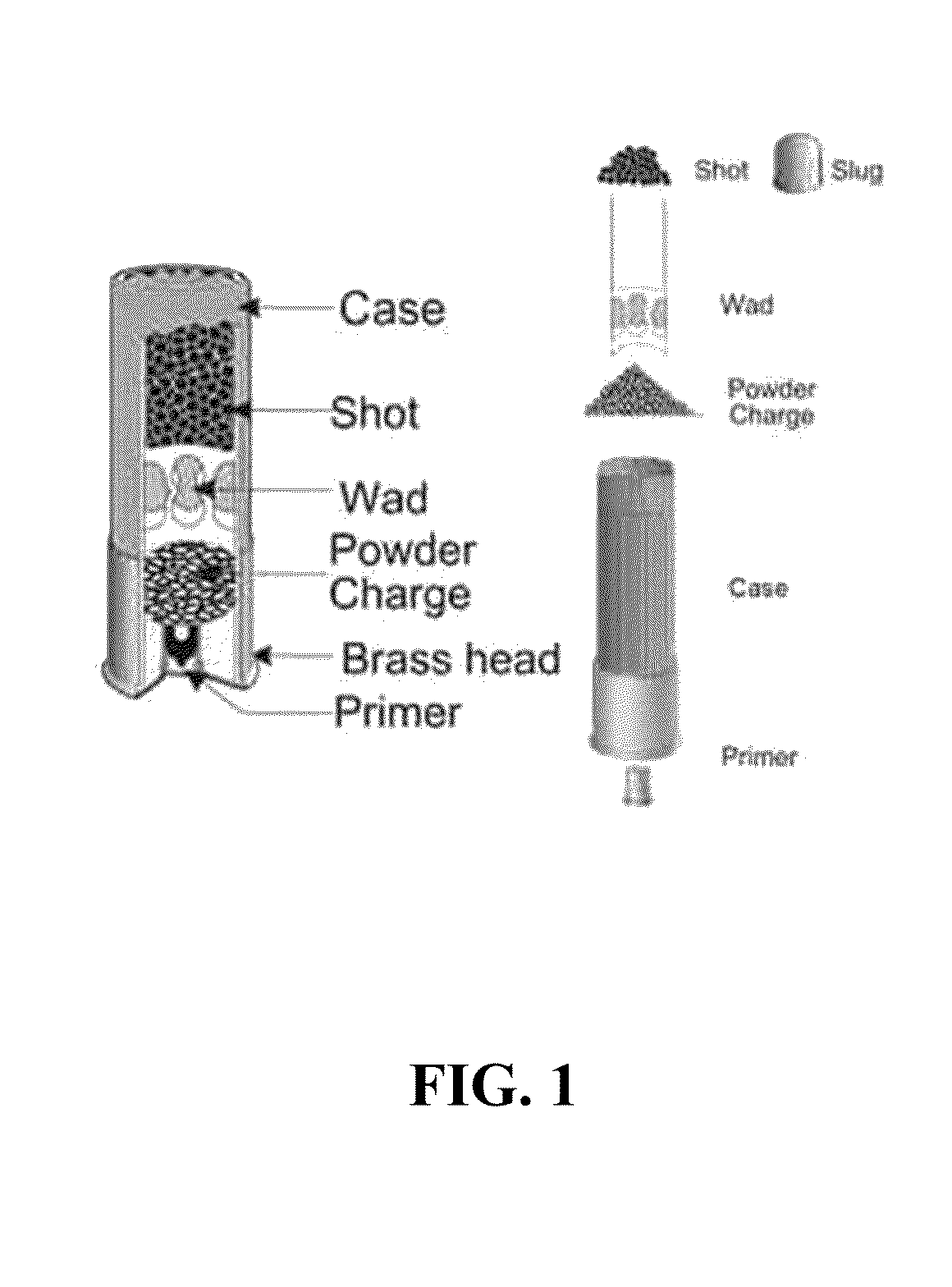 Degradable shotgun wad