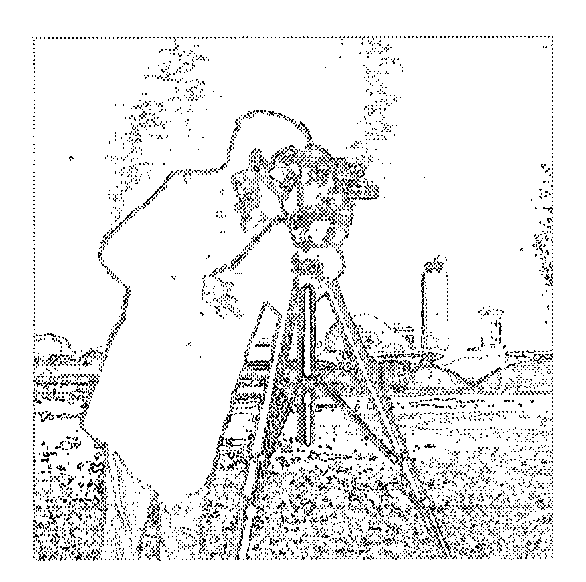 Image segmenting method based on data field