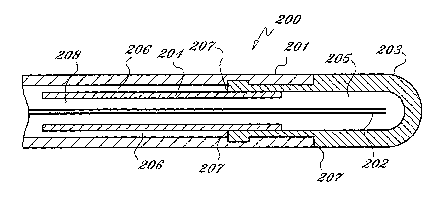 Cryogenic medical device with high pressure resistance tip