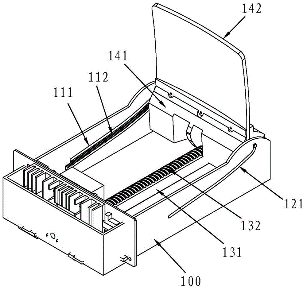 Reflection screen taking-up and paying-off mechanism of head up display