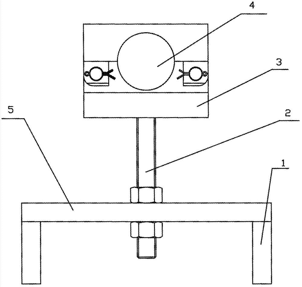 Bidirectional adjustable hinge type pipeline support frame