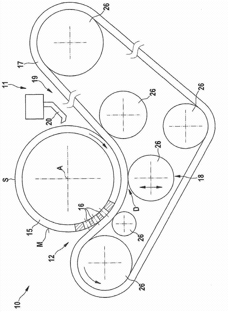 Device for separating materials of varying flowability that are mixed together