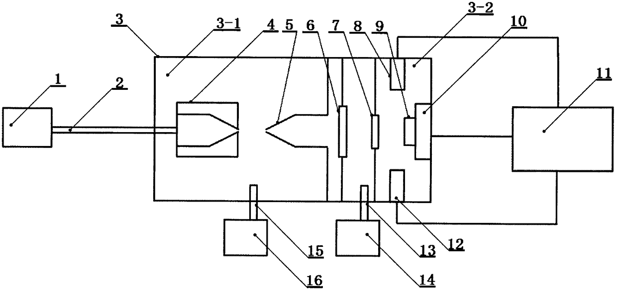 High-transmittance atomic beam microscopic apparatus