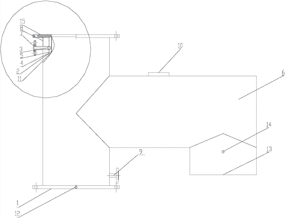 Coke oven three-way bridge pipeline heat exchanger device