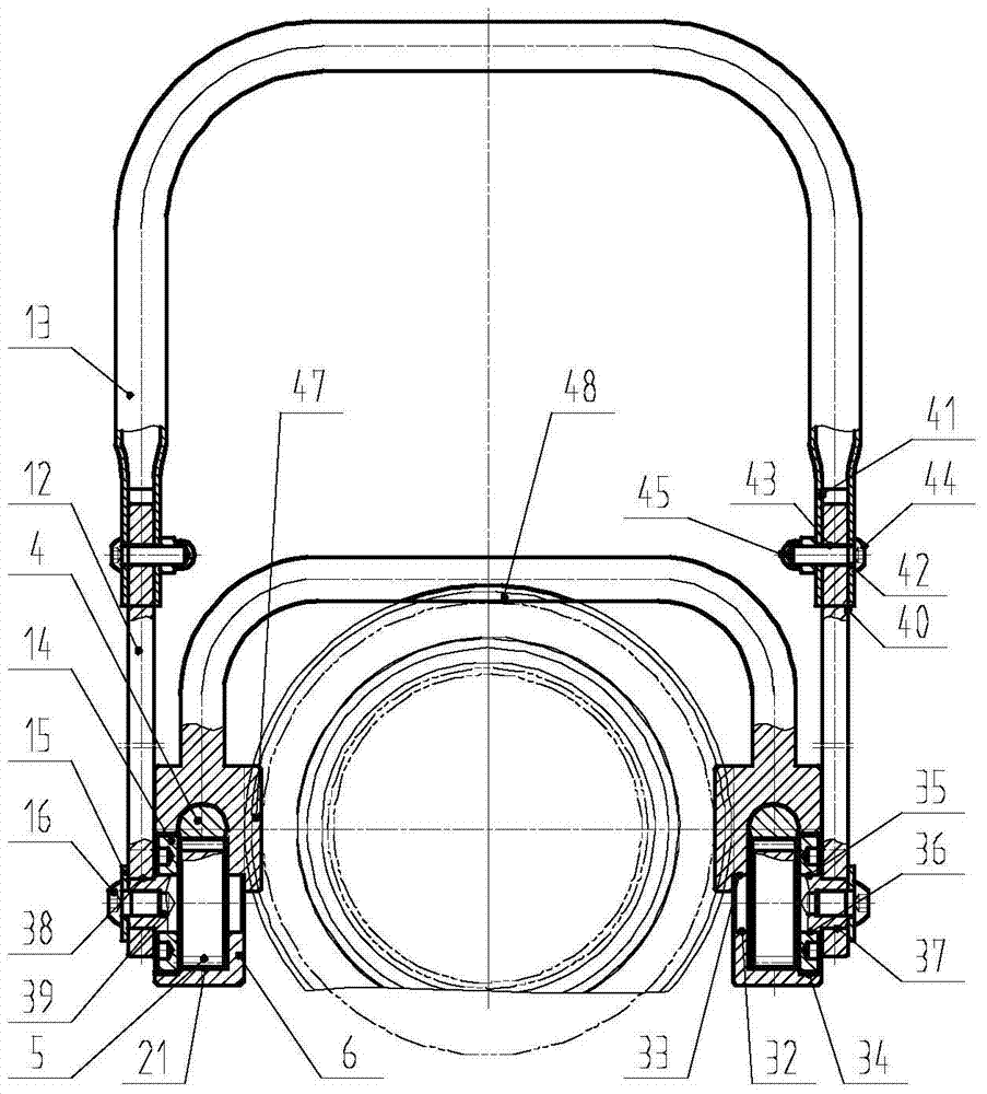 A hand-operated tool for plug-in connections of grooved-head steel pipes