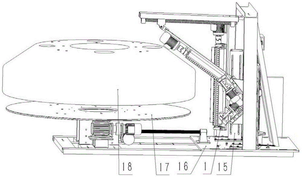 Foam floating body core circular bead milling finishing device