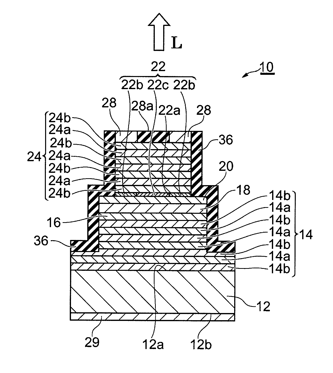 Method for producing surface emitting semiconductor device