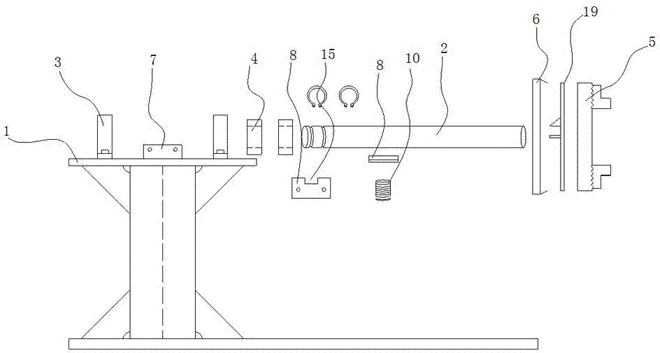 Circular pipe butt joint welding test rotating device and operation method thereof