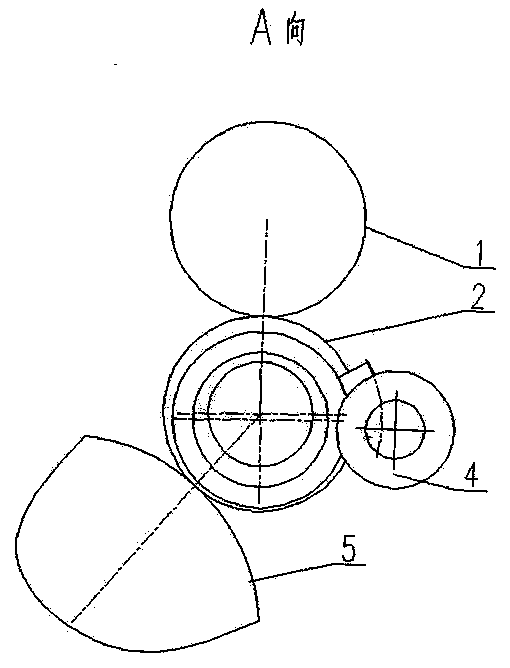 Automatic on-off pressure device of offset press