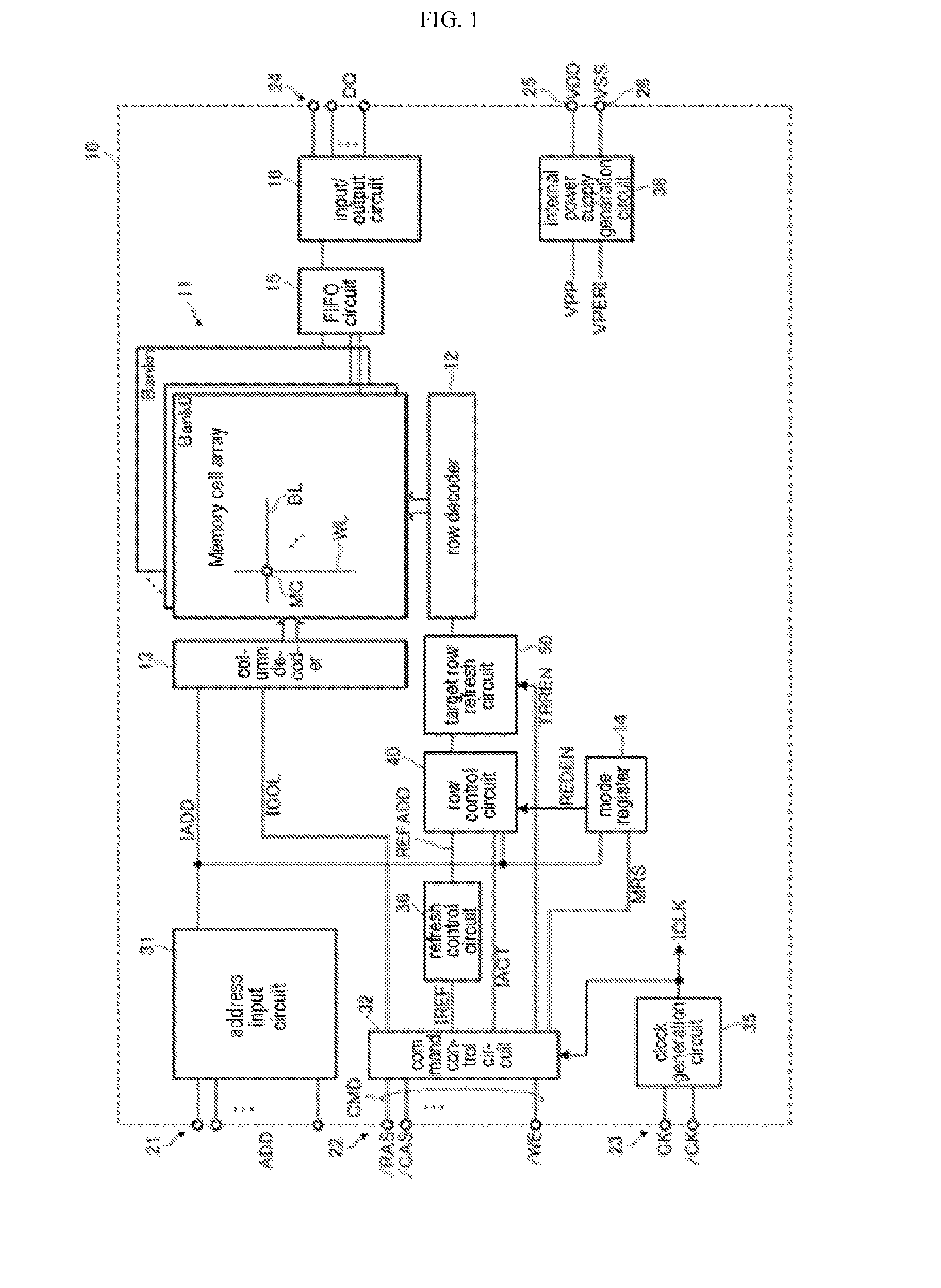 Semiconductor storage device and system provided with same