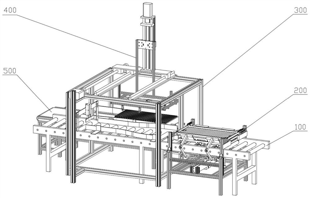 Rice factory-like pot seedling raising tray sleeving and supplying machine and tray sleeving method thereof