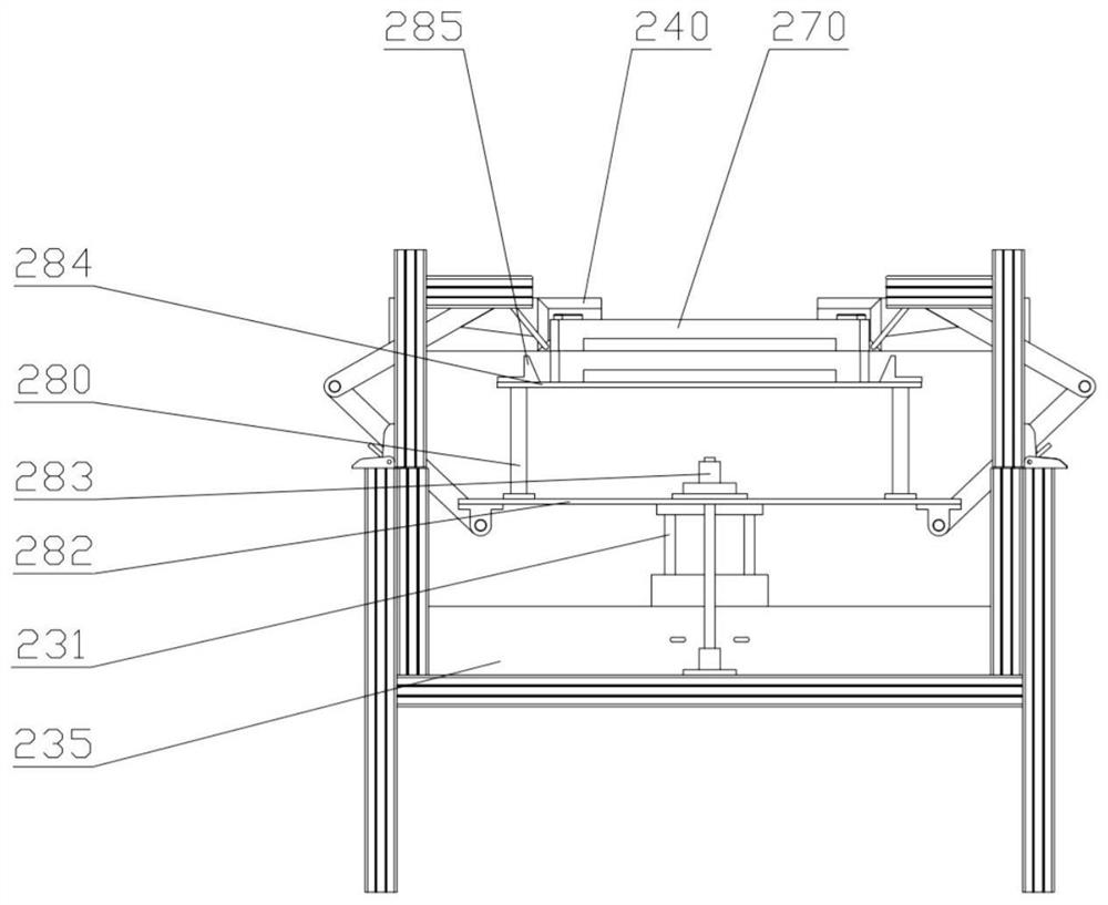 Rice factory-like pot seedling raising tray sleeving and supplying machine and tray sleeving method thereof