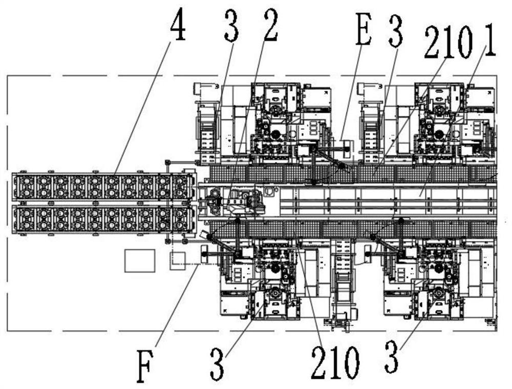 Automobile brake floor production line capable of effectively controlling processing quality and its working method