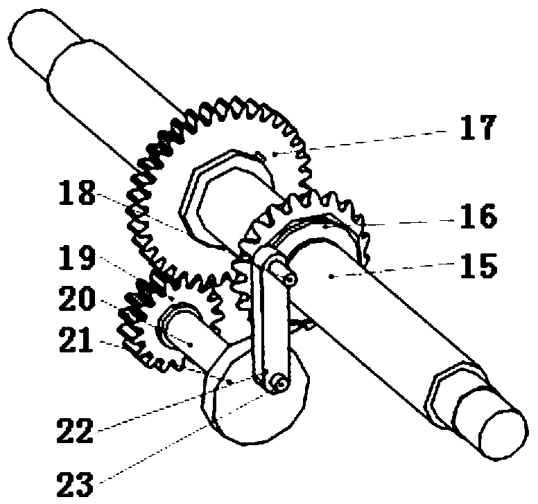 Rapid rice seedling separately-transplant device of rice transplanter