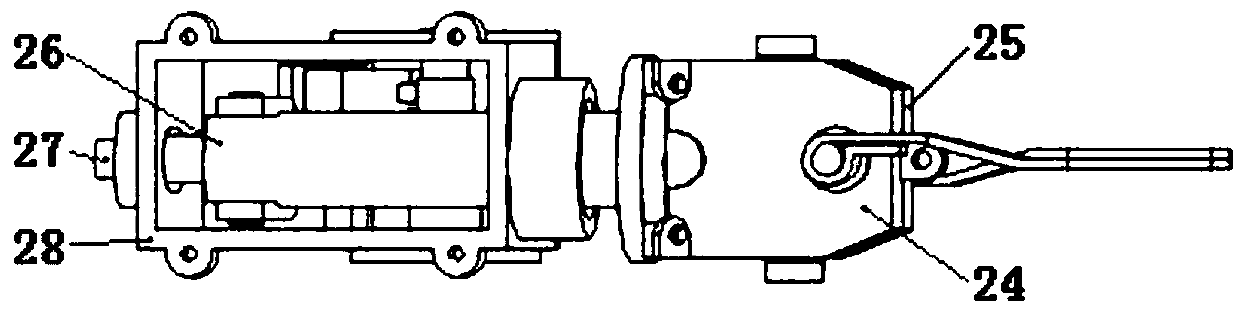 Rapid rice seedling separately-transplant device of rice transplanter