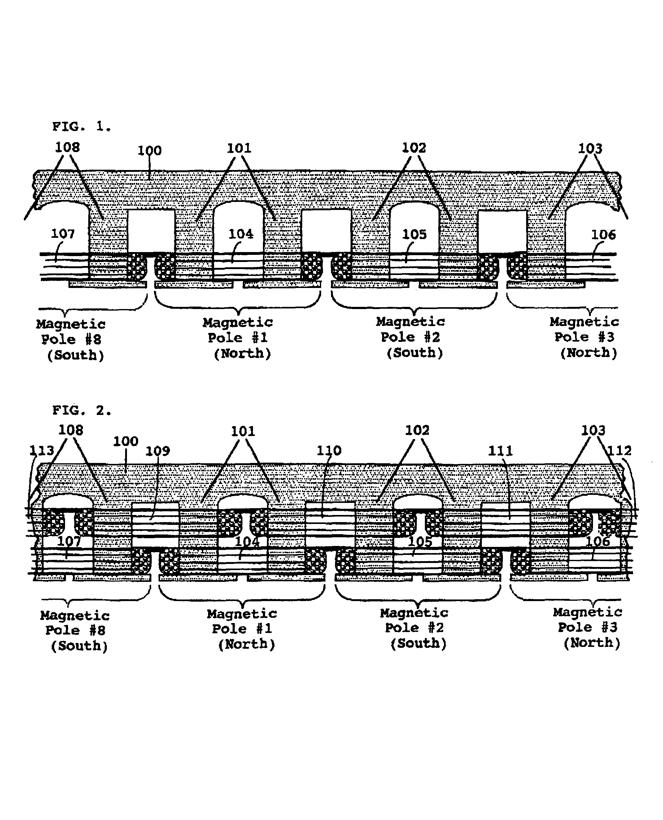 Split-pole field-match motor