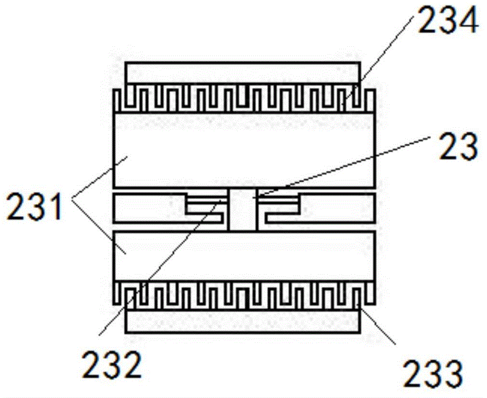 Monolithic integrated six-degree-of-freedom micro-inertial measurement unit and processing method thereof