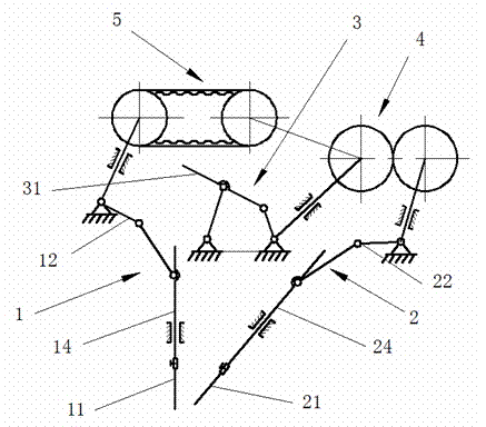 Single-side sewing device